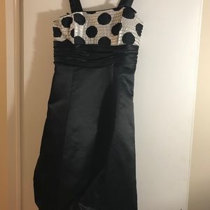 Elegant Black and Silver Dress